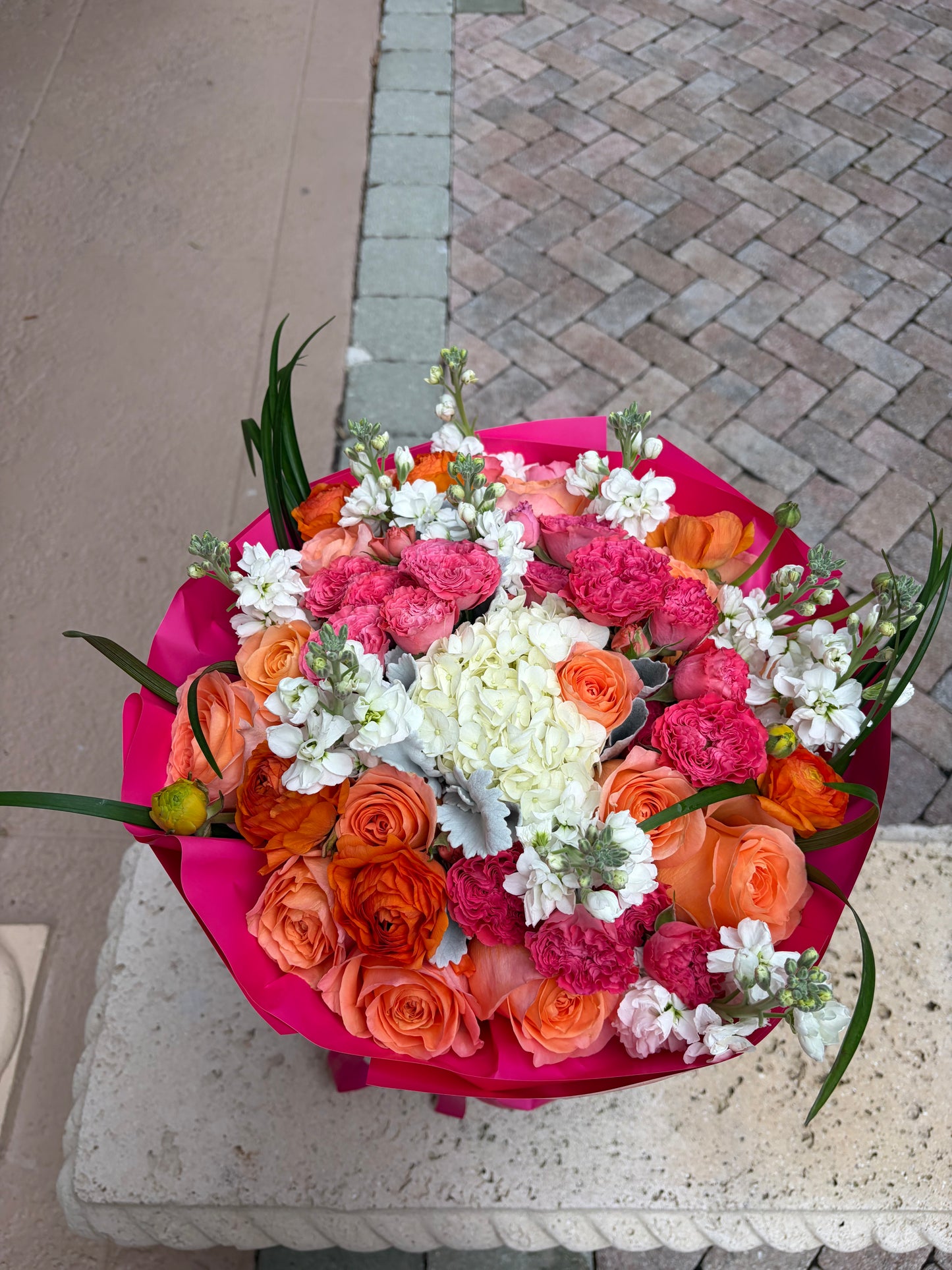 Dopamine Bouquet Boca Raton - our choice of vibrant colours flowers