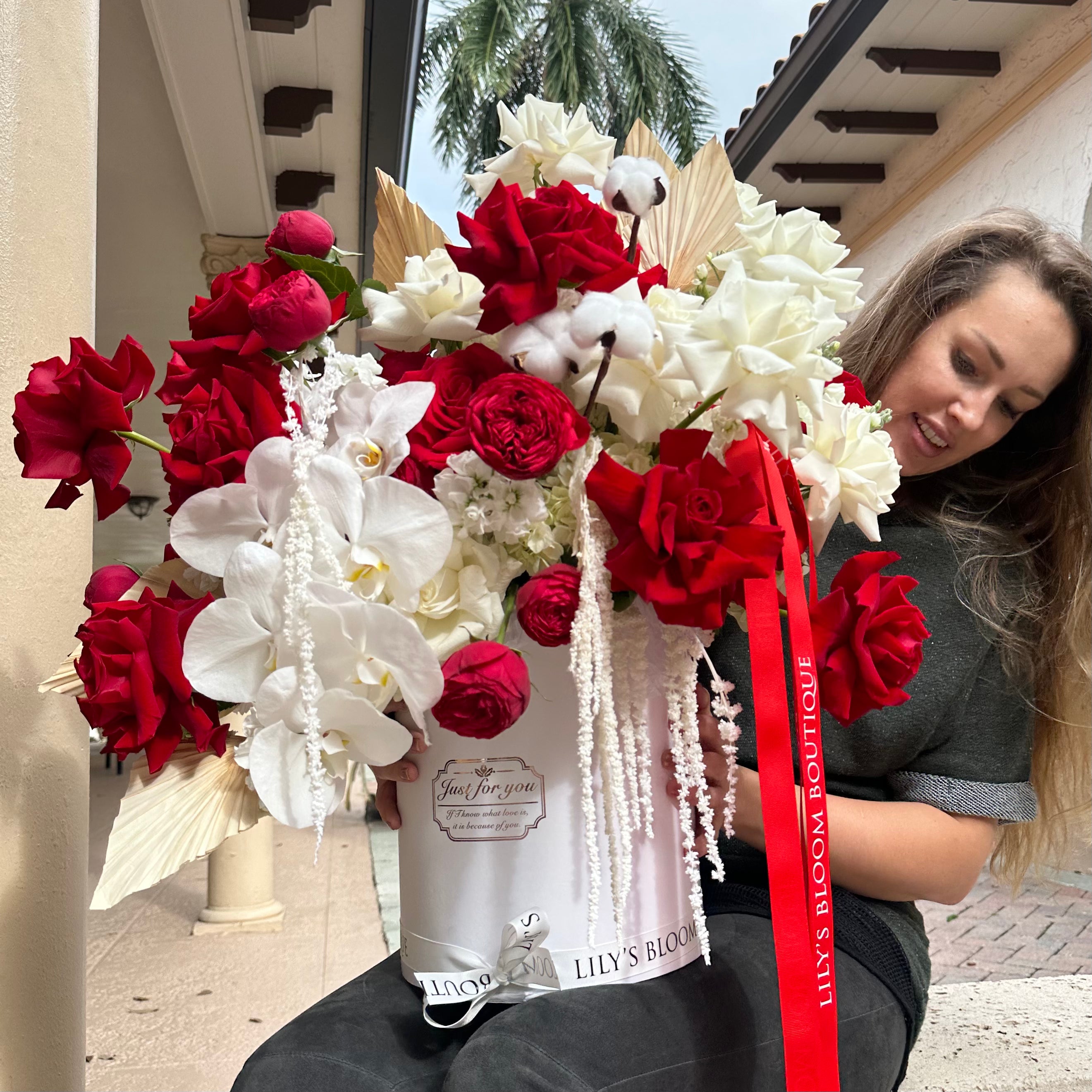 Festive Miami Flowers Lily s Bloom Boutique Same Day Delivery