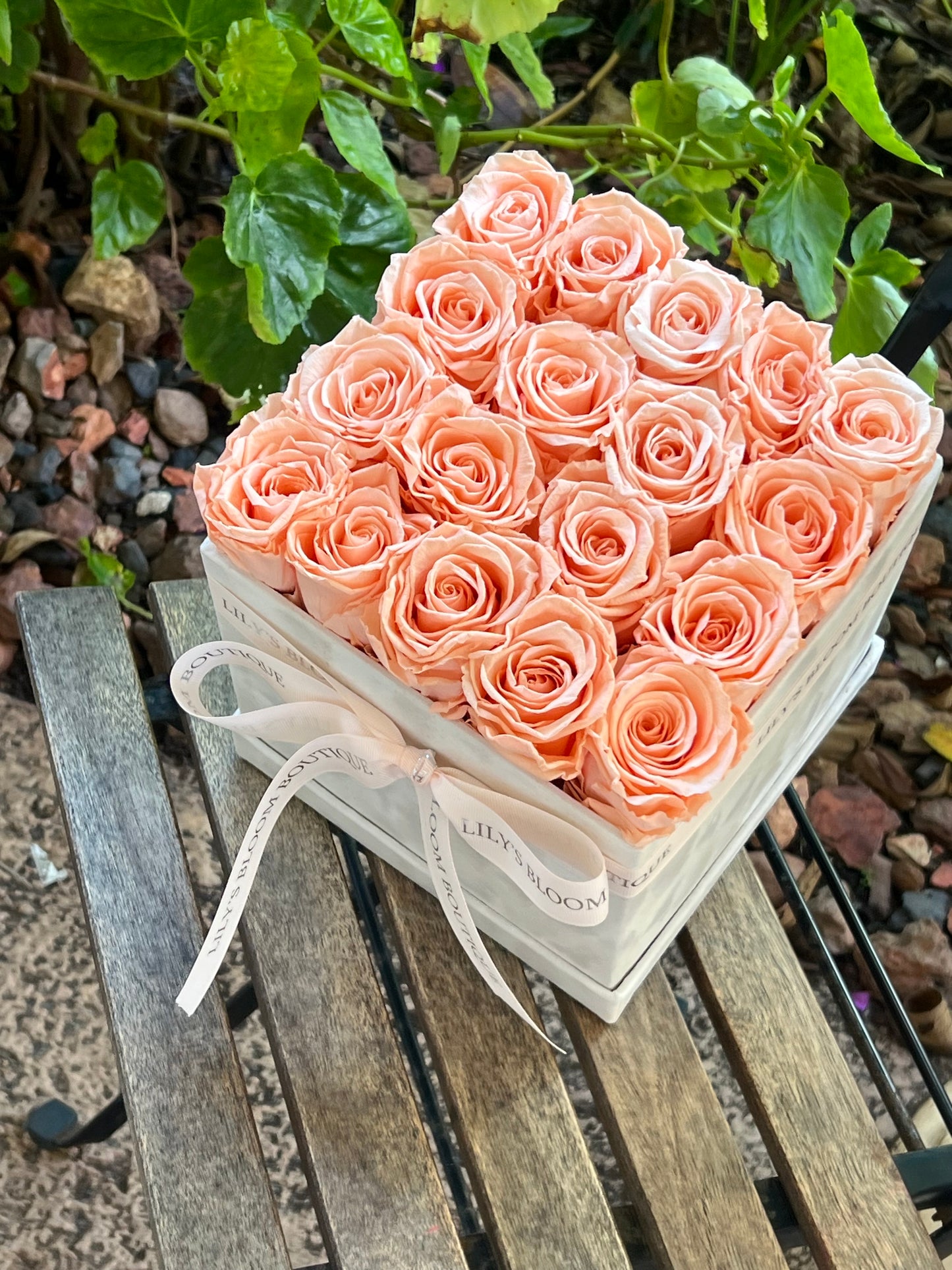 Champagne Petal Box