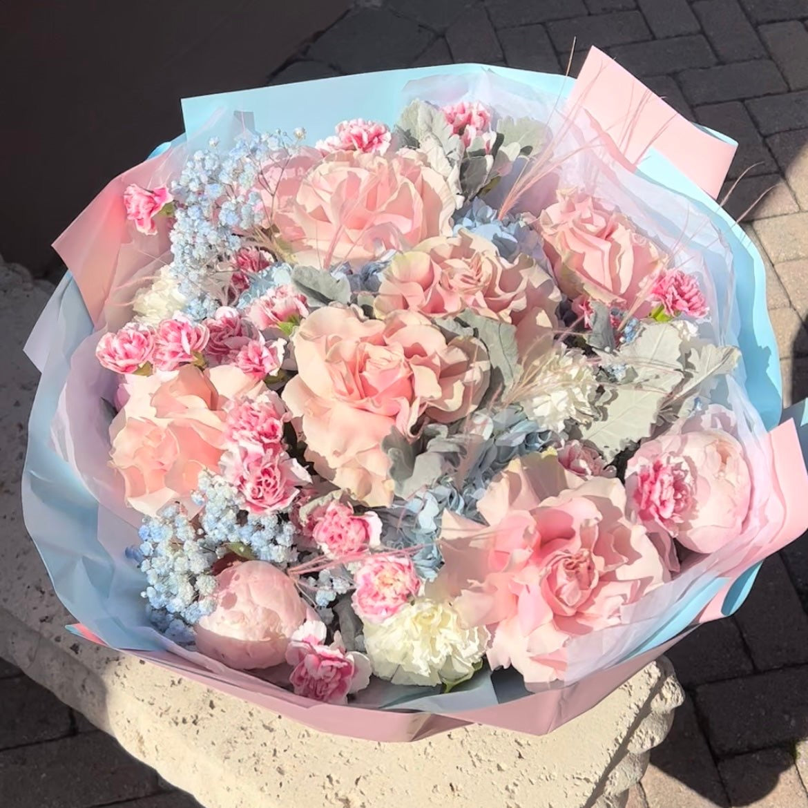 Pink and Blue