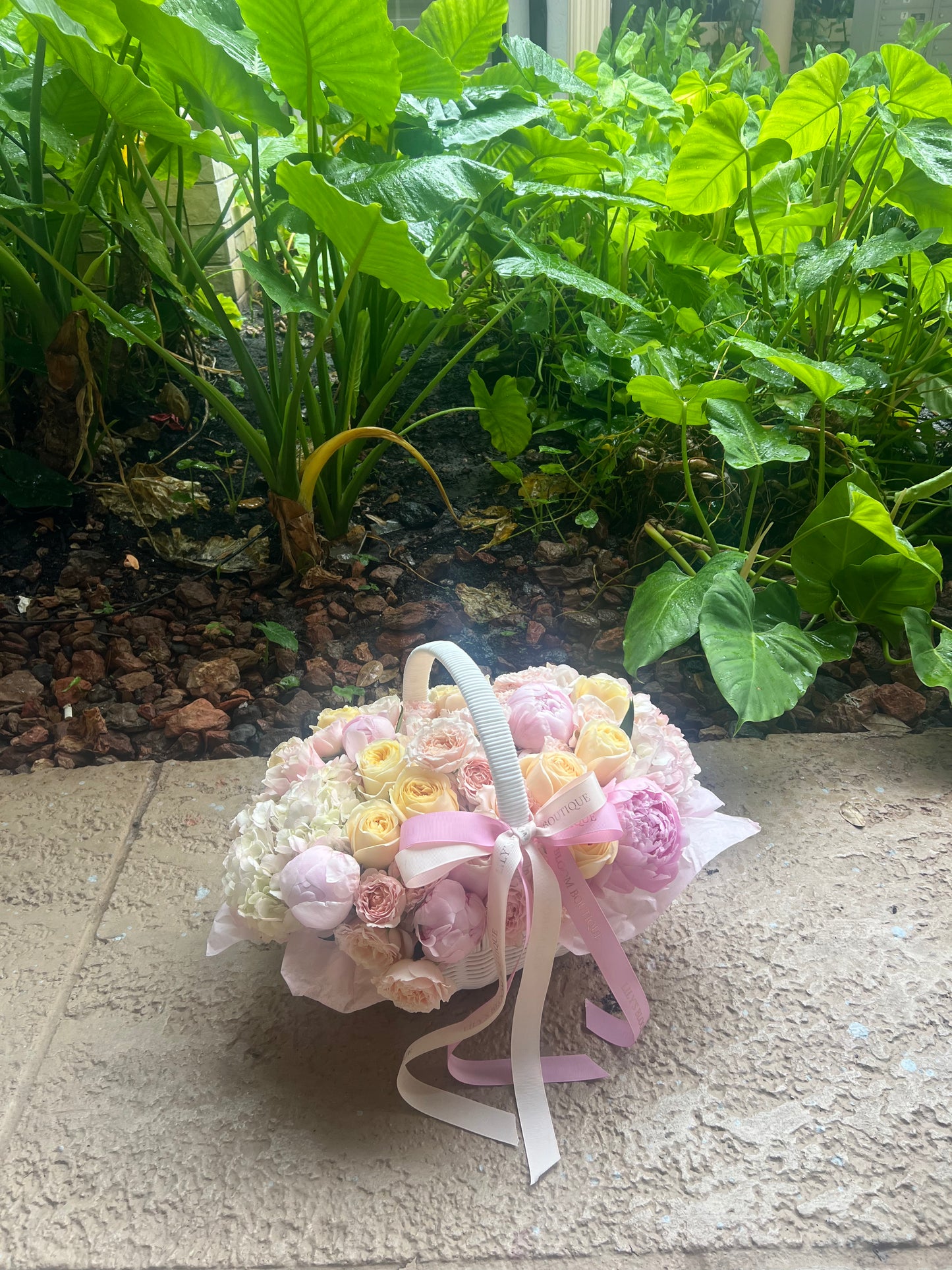 Soft Pink Basket