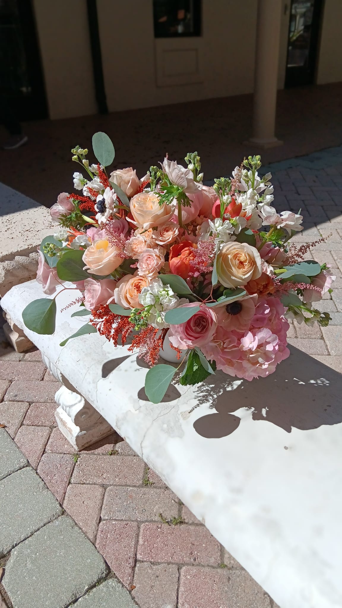 Fall Flowers Vase