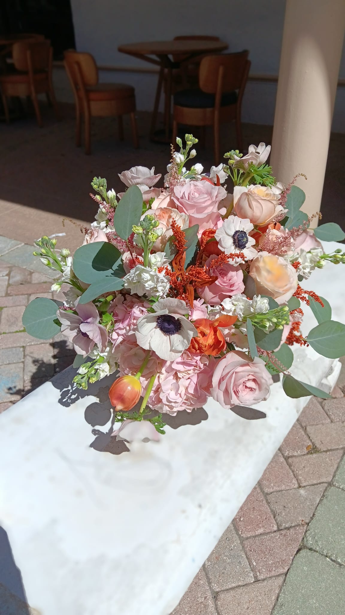 Fall Flowers Vase
