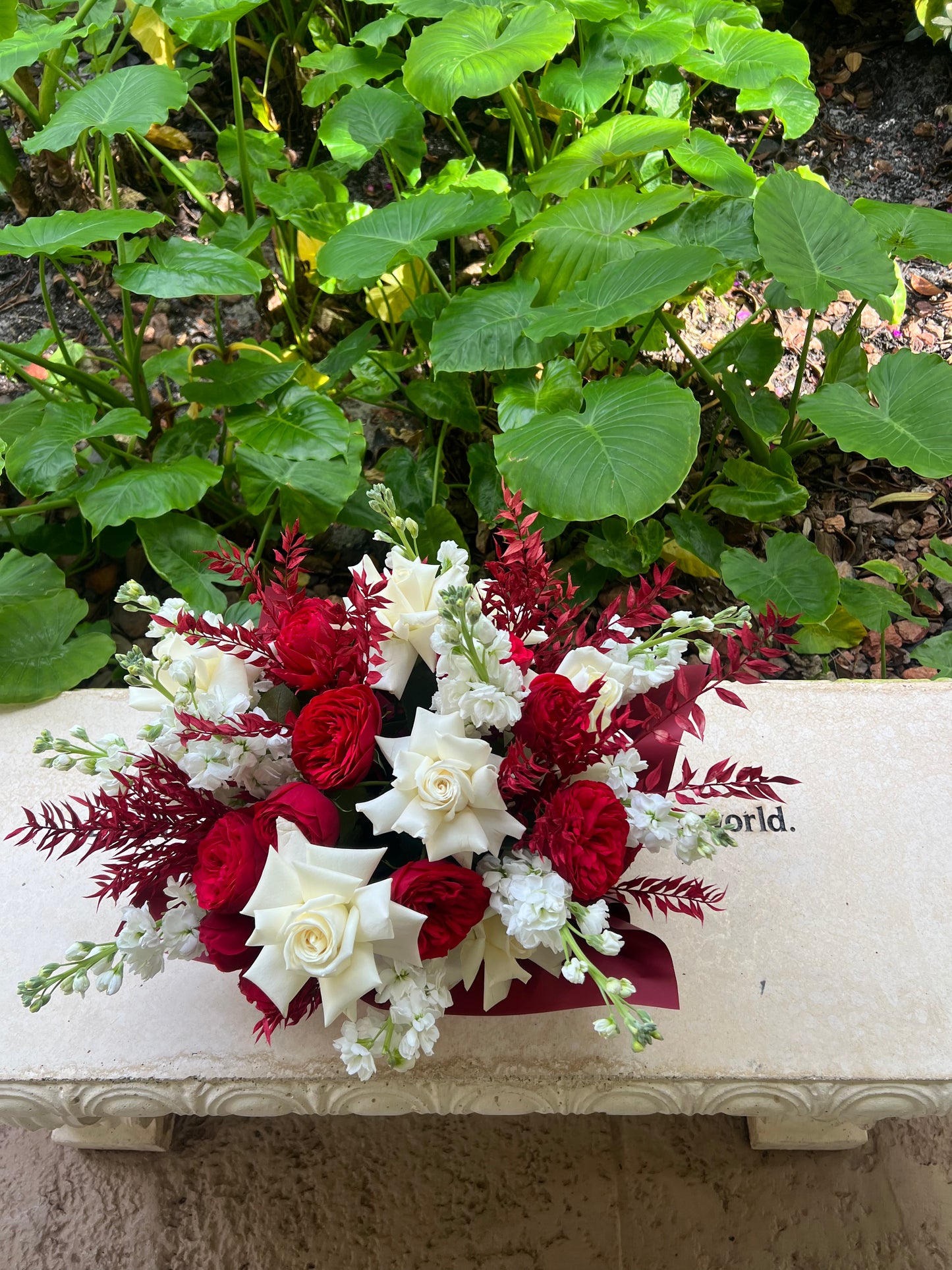 Red Velvet Christmas Flowers