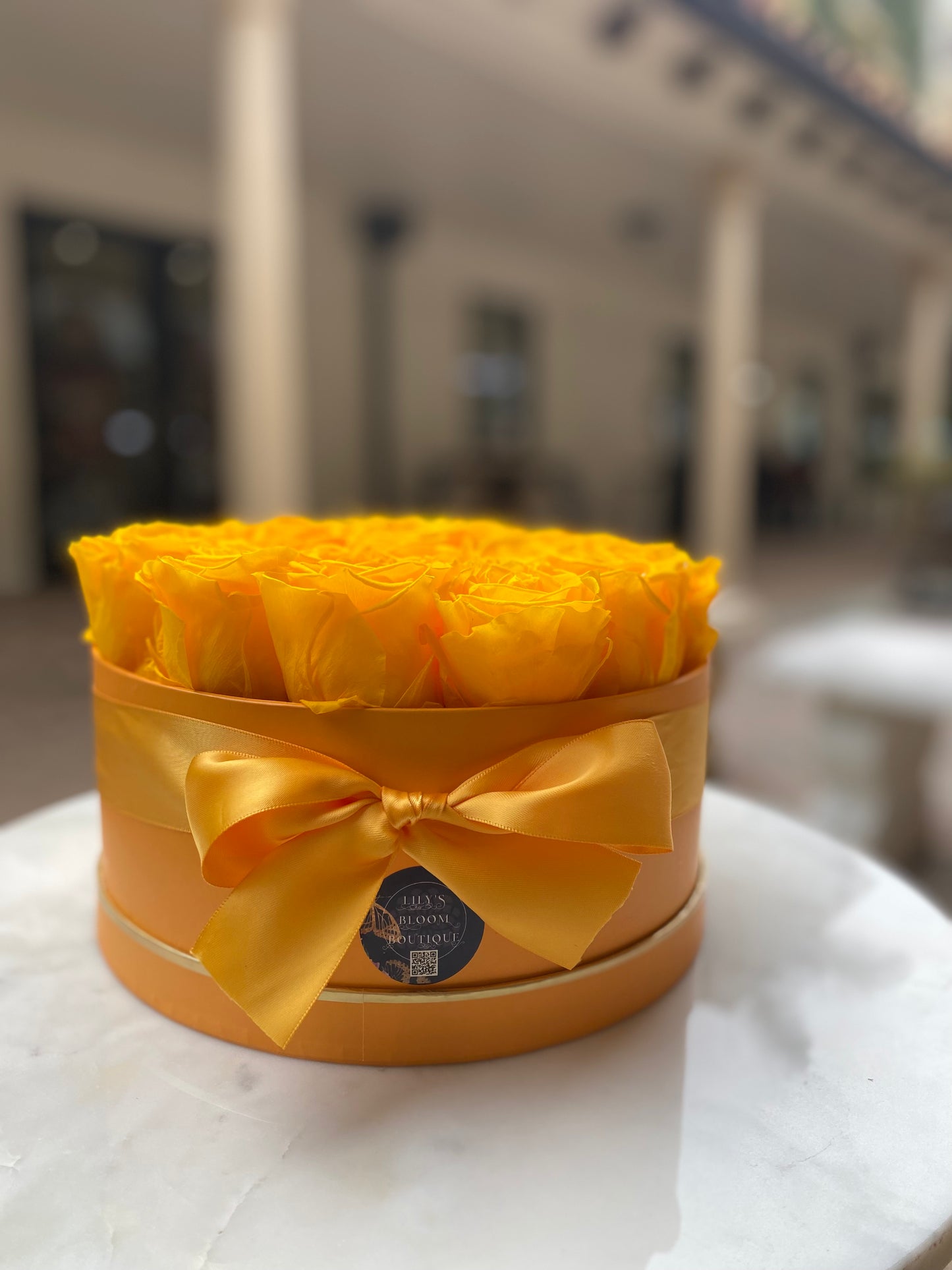 Preserved Yellow Roses