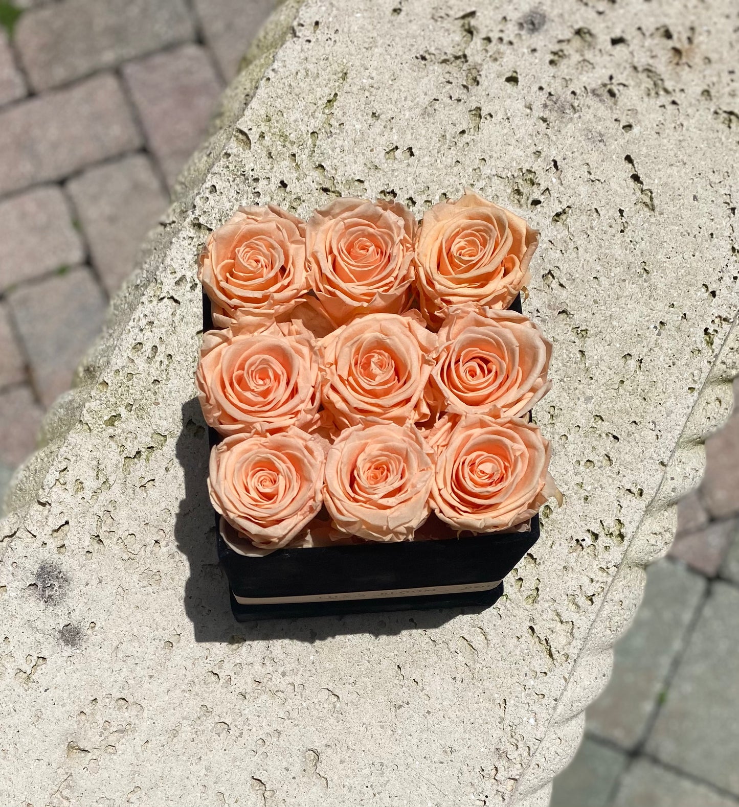 Peach color Preserved Roses