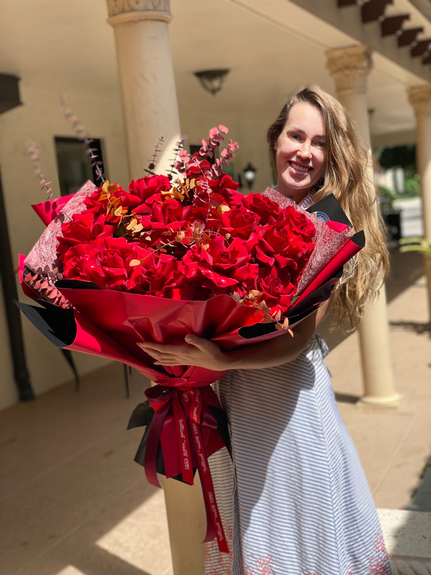 Esmeralda Red Roses Bouquet