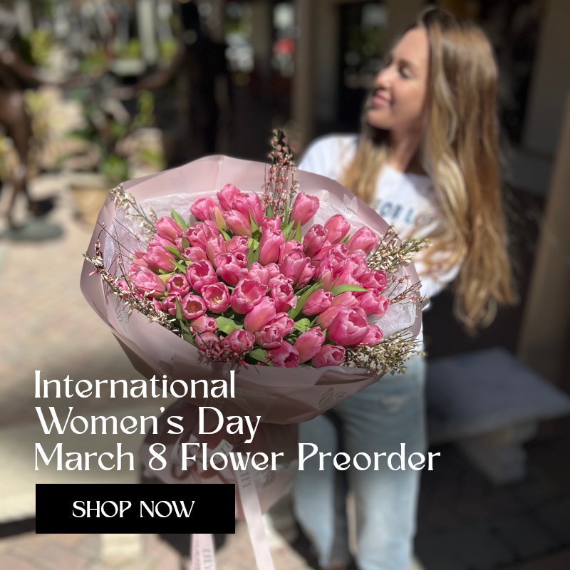 Click to shop Women's Day Flower Collection by Lily's Bloom Boutique