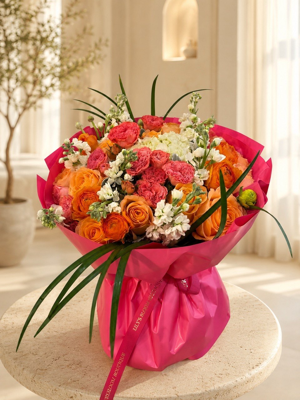Dopamine Bouquet Boca Raton - our choice of vibrant colours flowers