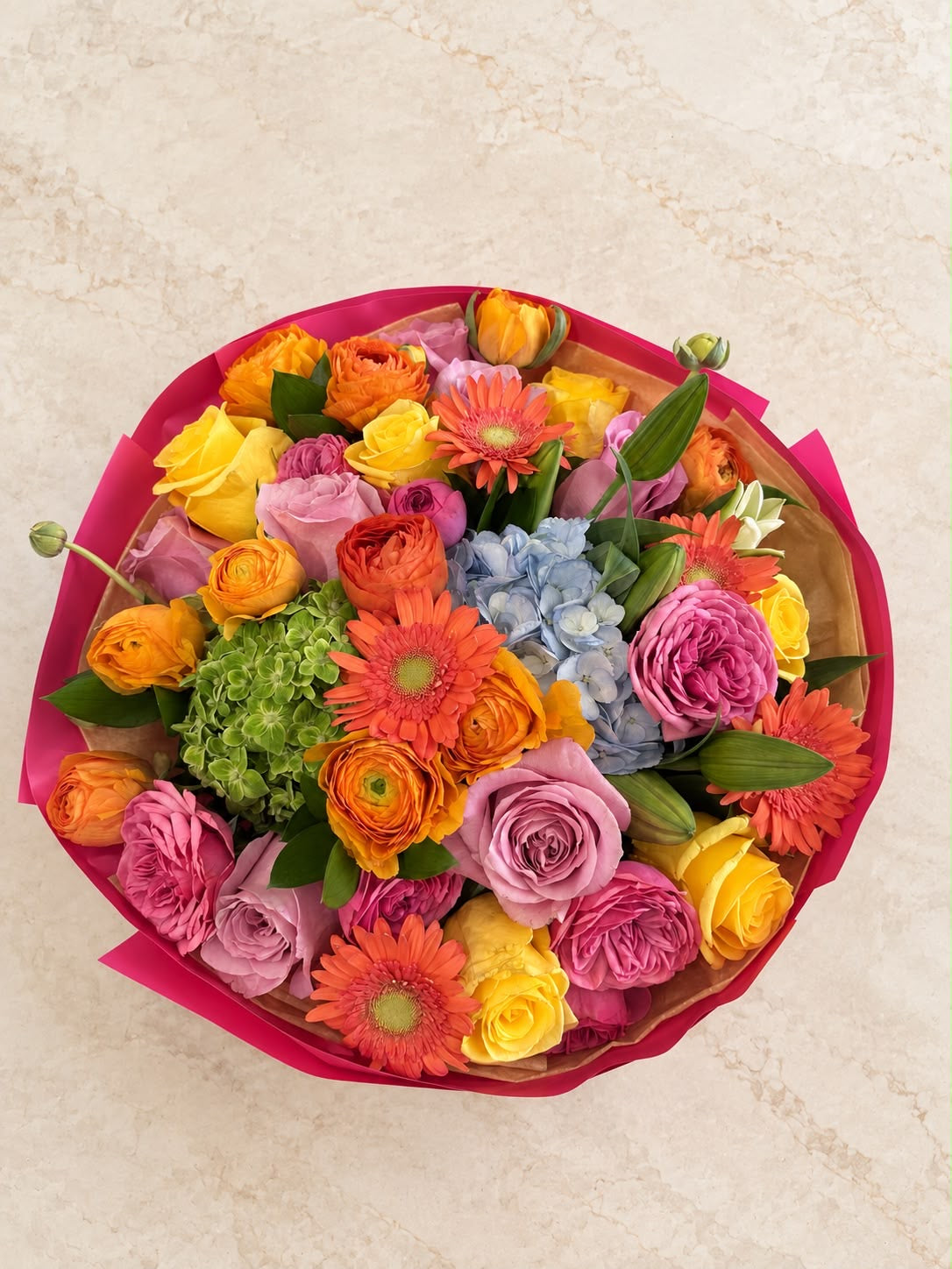 Dopamine Bouquet Boca Raton - our choice of vibrant colours flowers