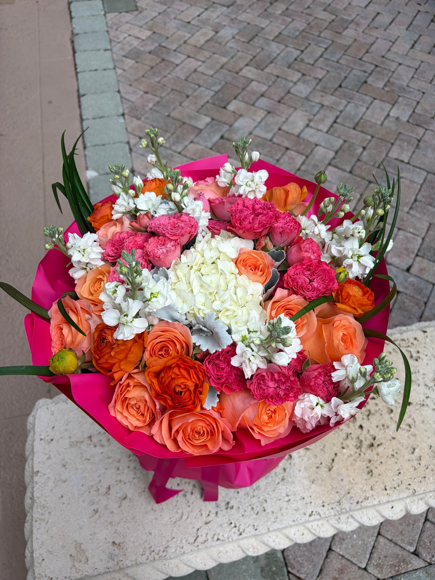 Dopamine Bouquet Boca Raton - our choice of vibrant colours flowers
