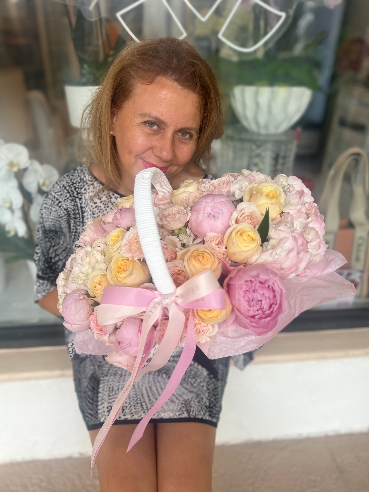 Soft Pink Basket