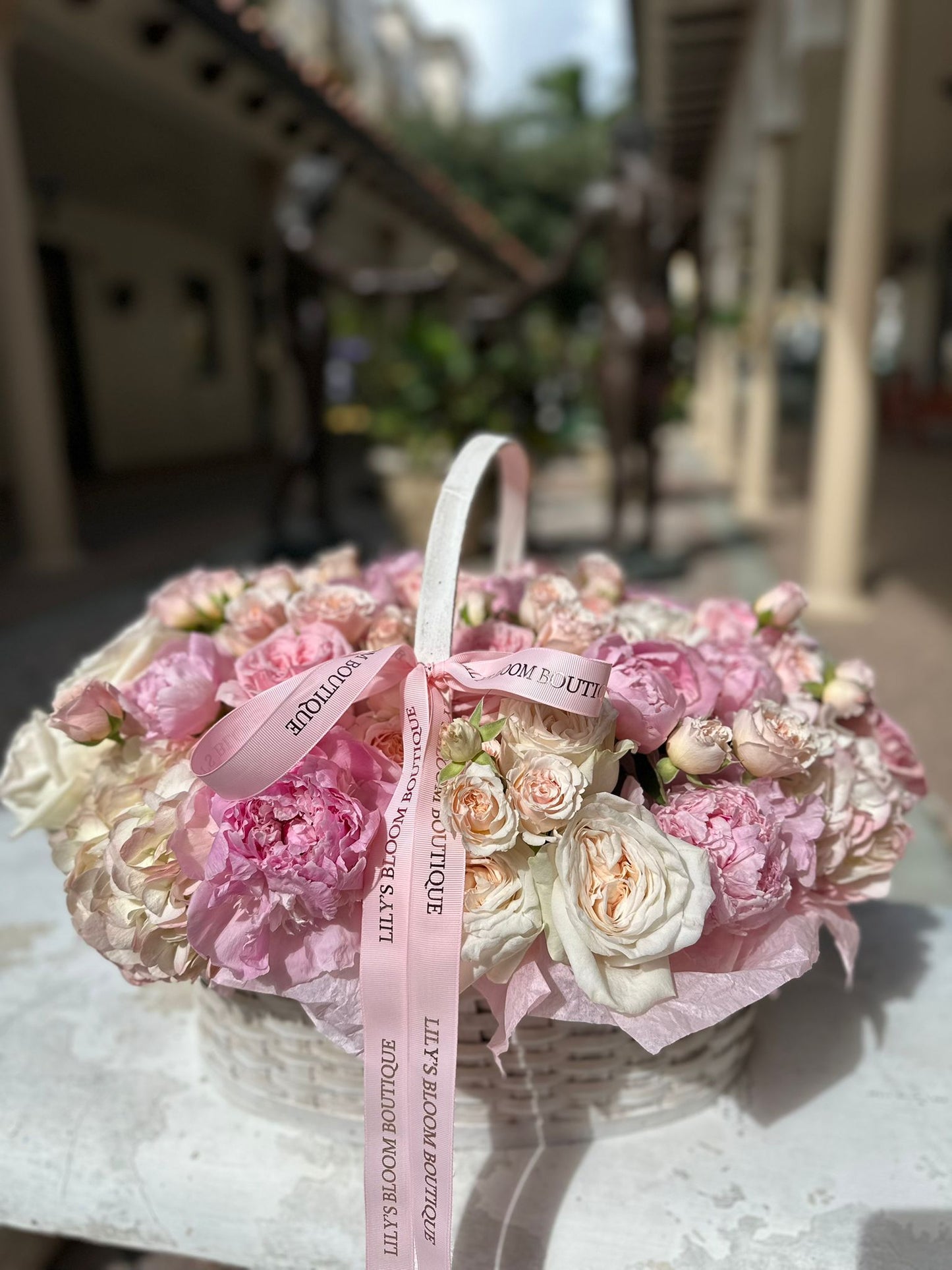 Soft Pink Basket