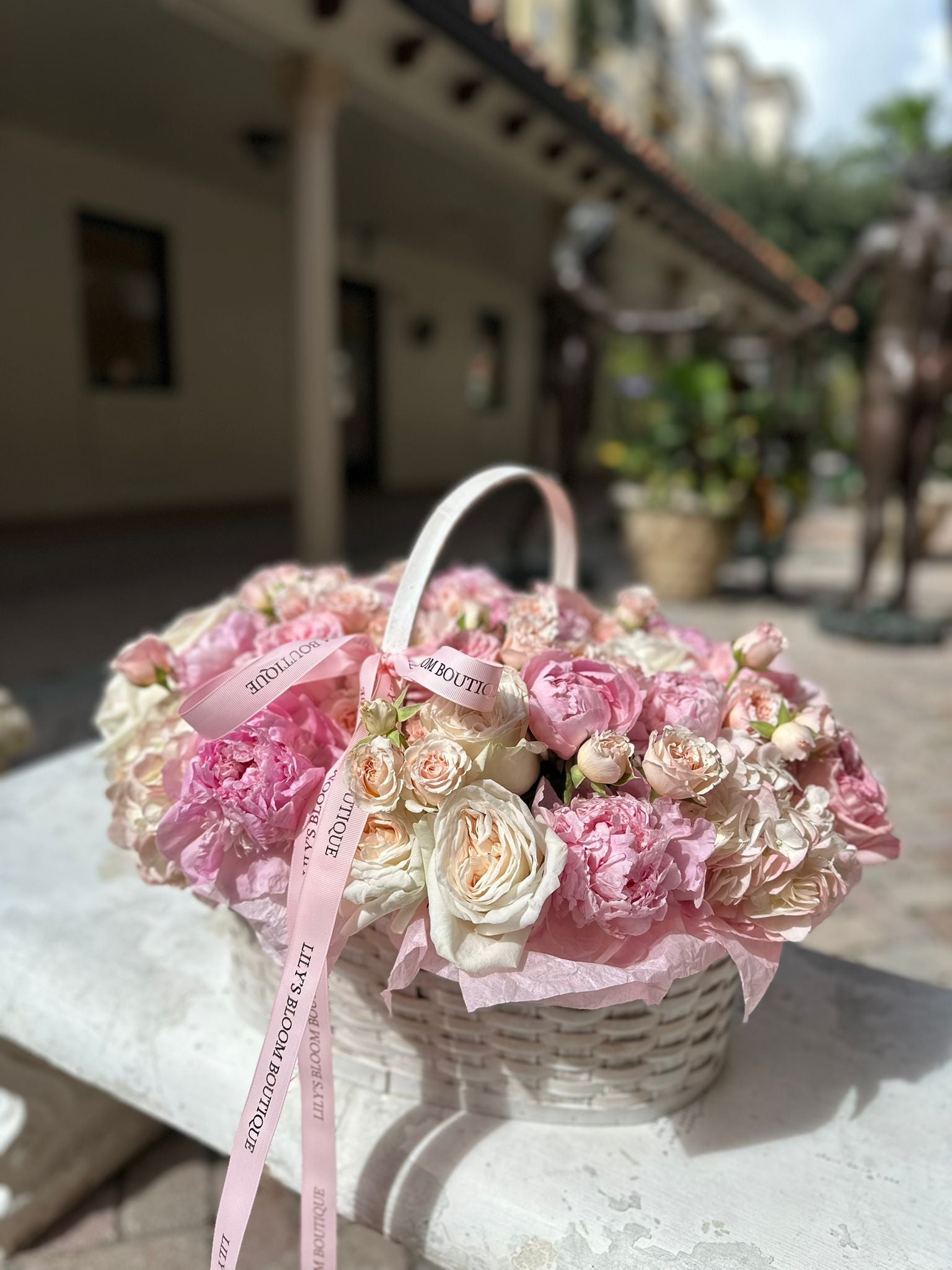 Soft Pink Basket