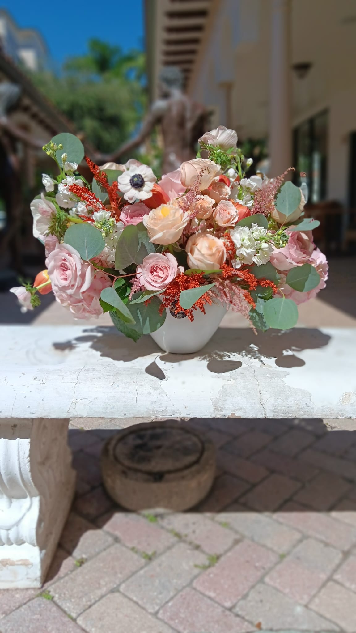 Fall Flowers Vase