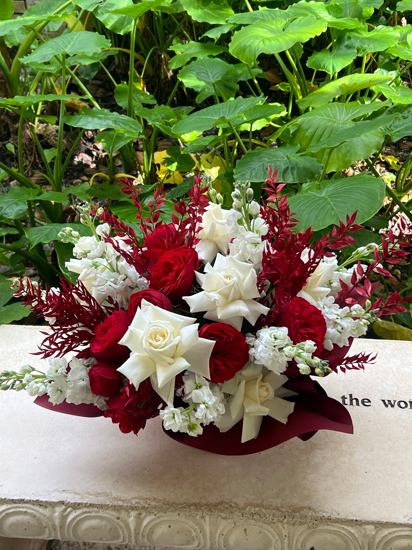 Red Velvet Christmas Flowers