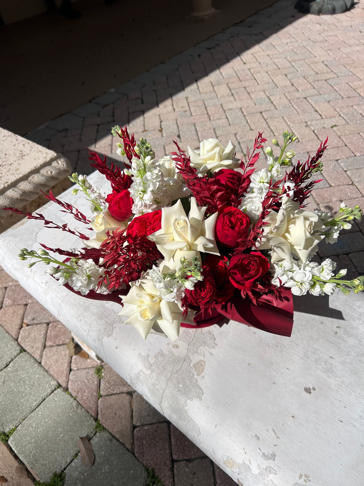 Red Velvet Christmas Flowers