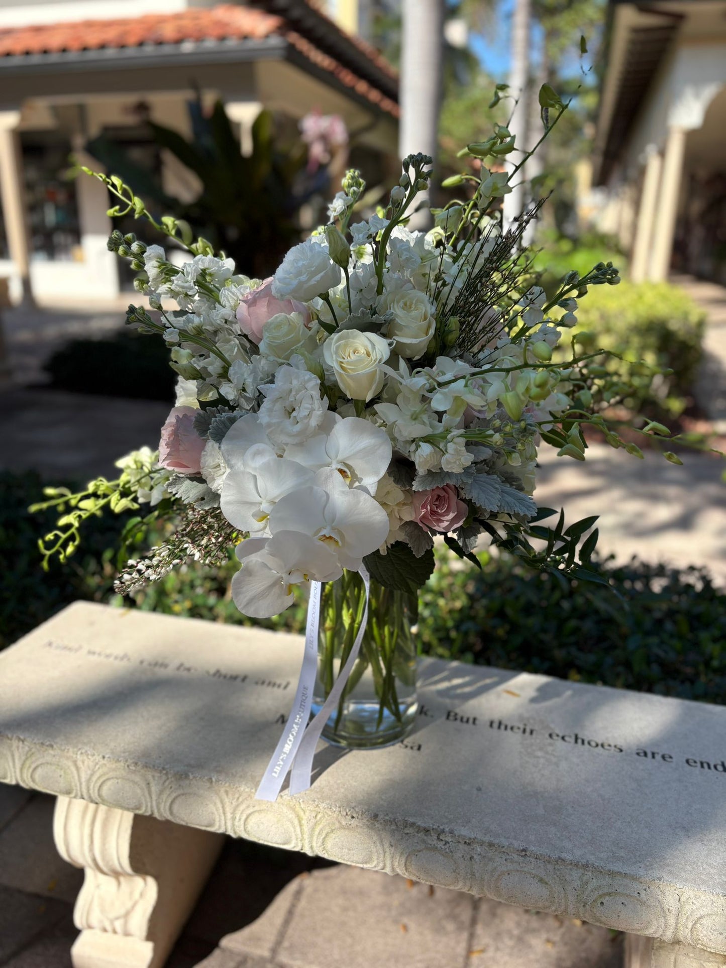 Happy New Year Flower Vase