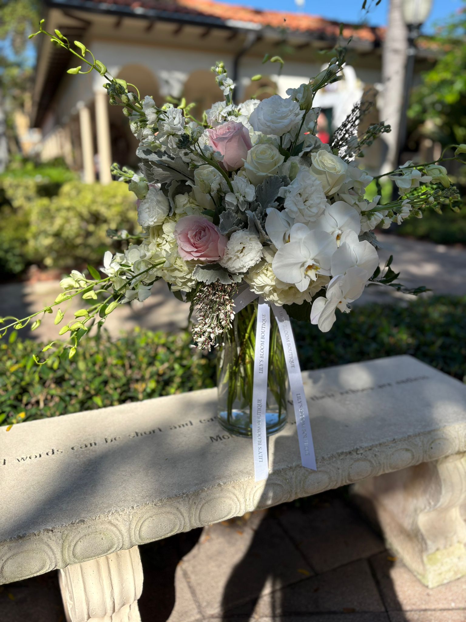 Happy New Year Flower Vase