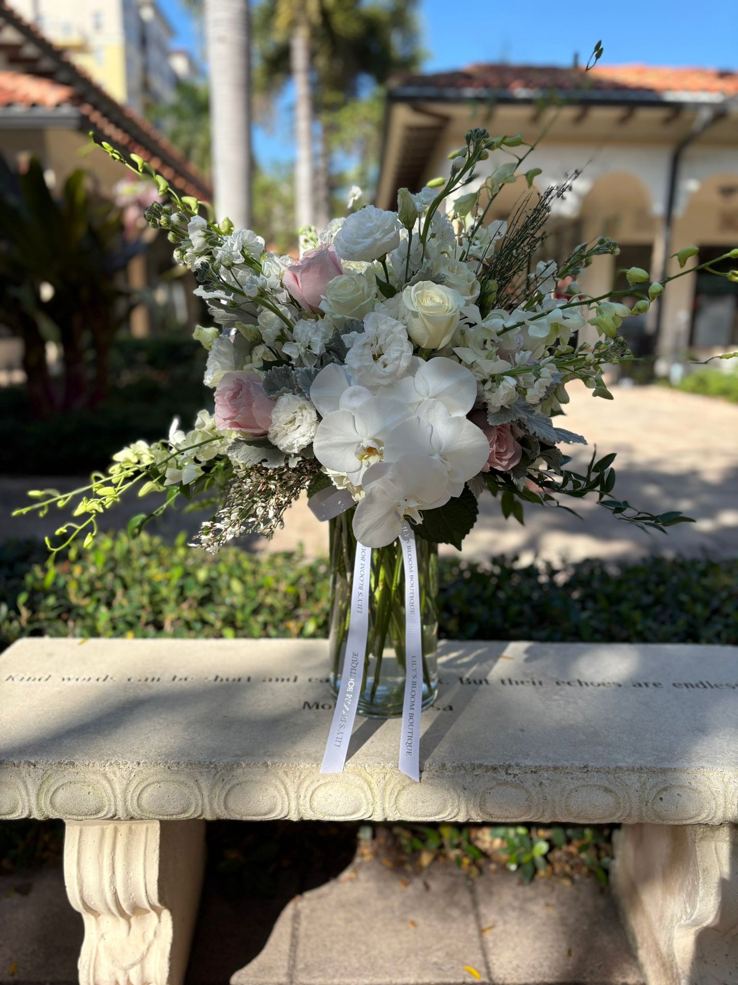 Happy New Year Flower Vase