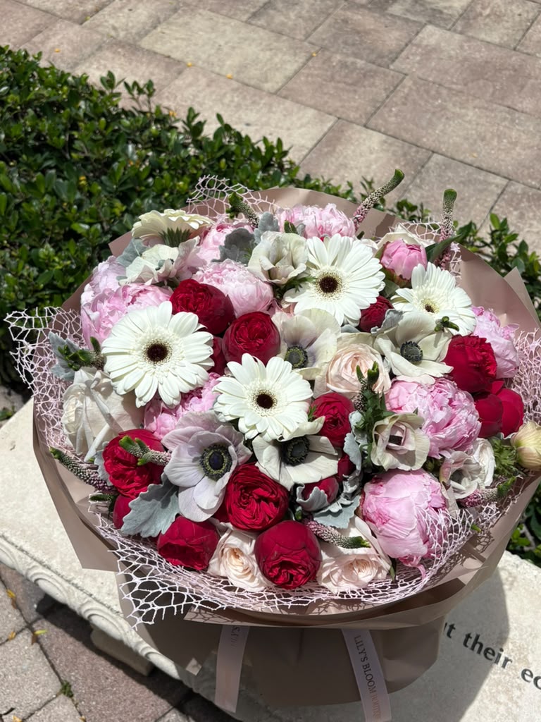 Peonies and flowers