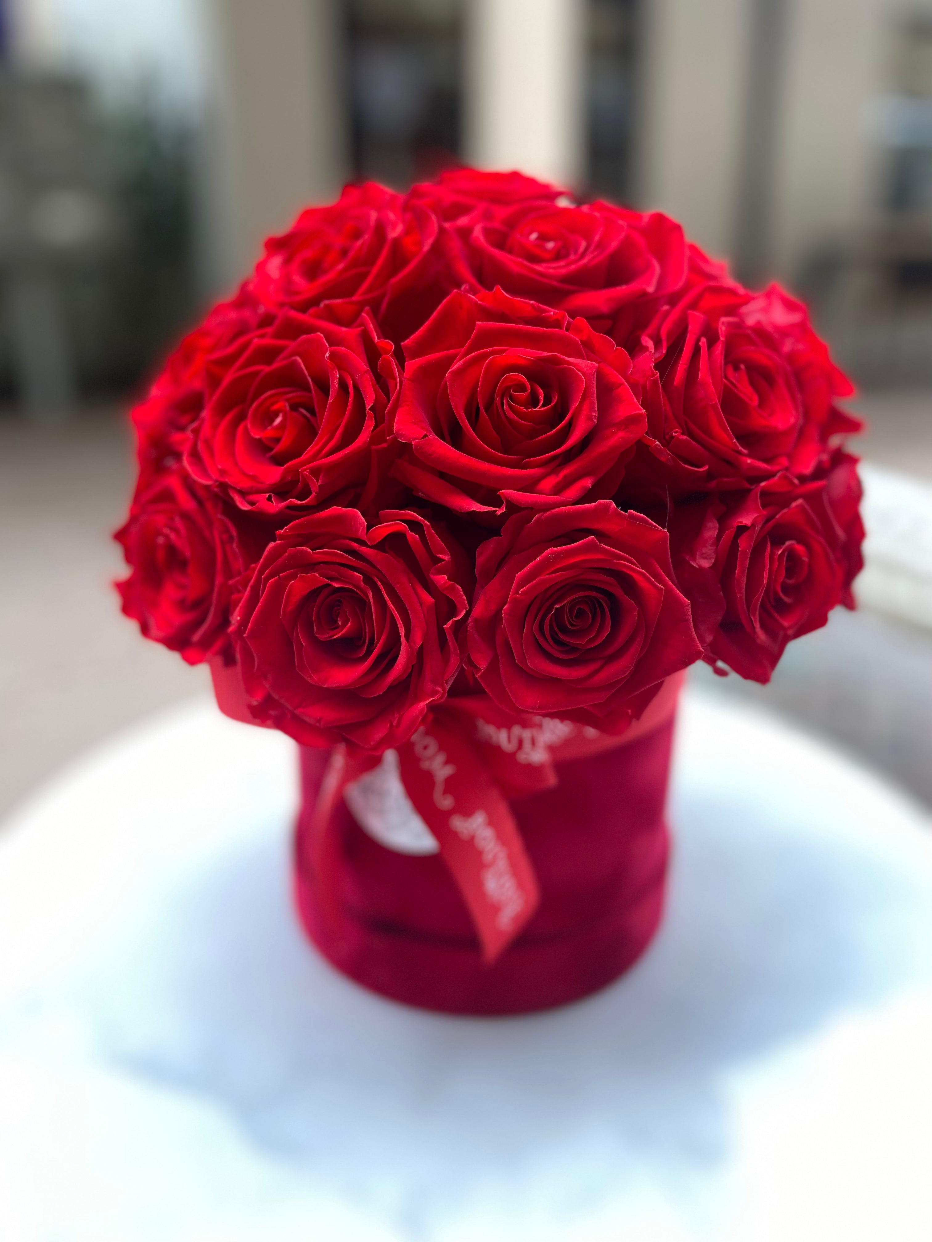 Preserved Red Roses