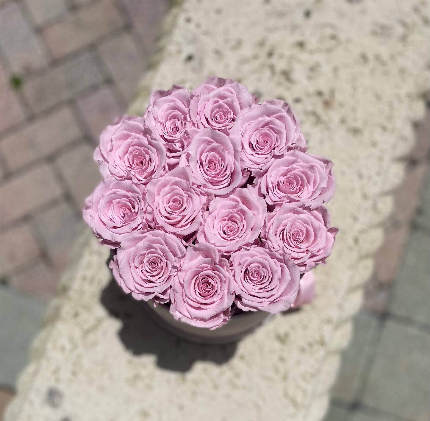 Pink Color Preserved Roses