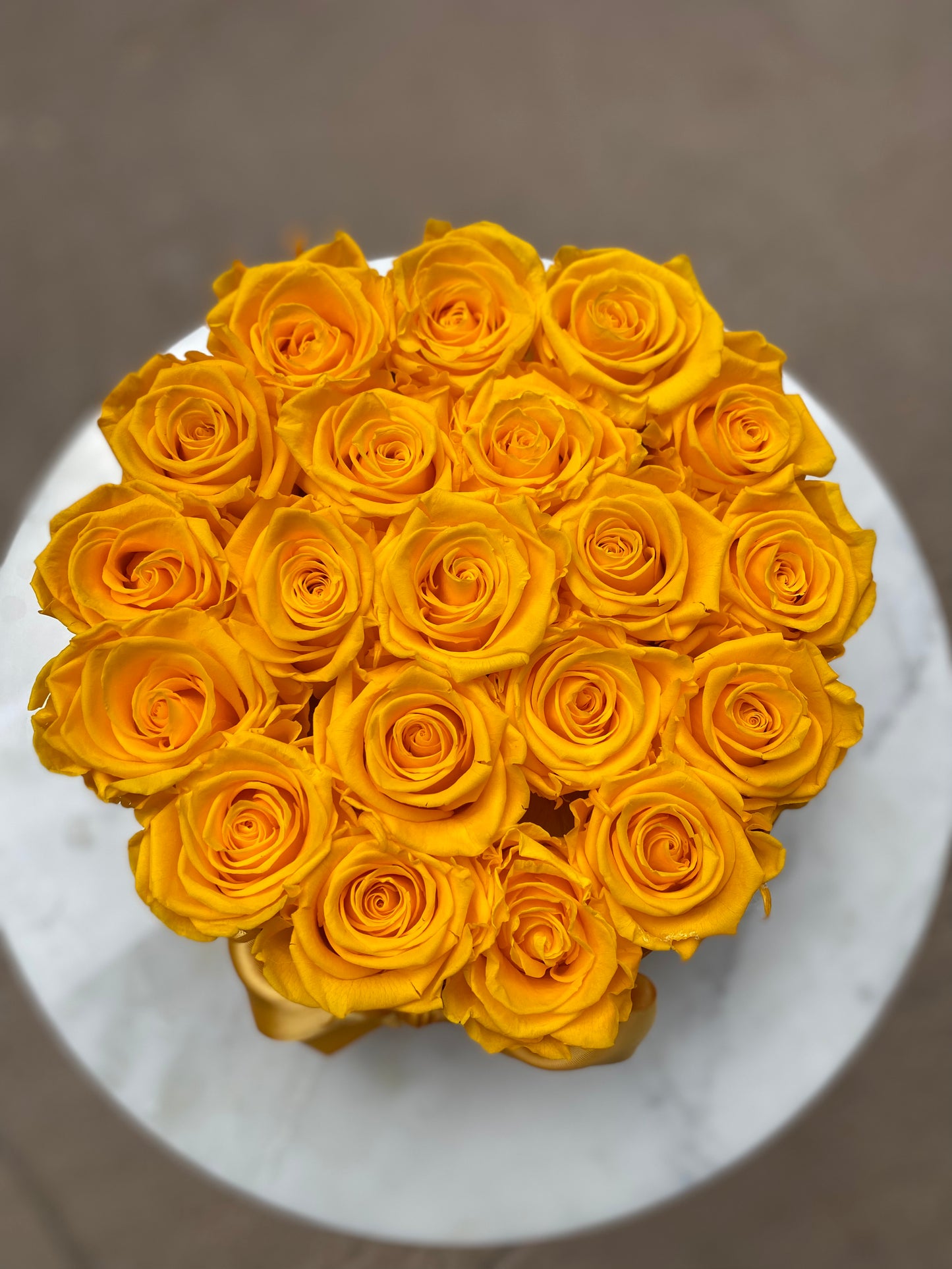 Preserved Yellow Roses