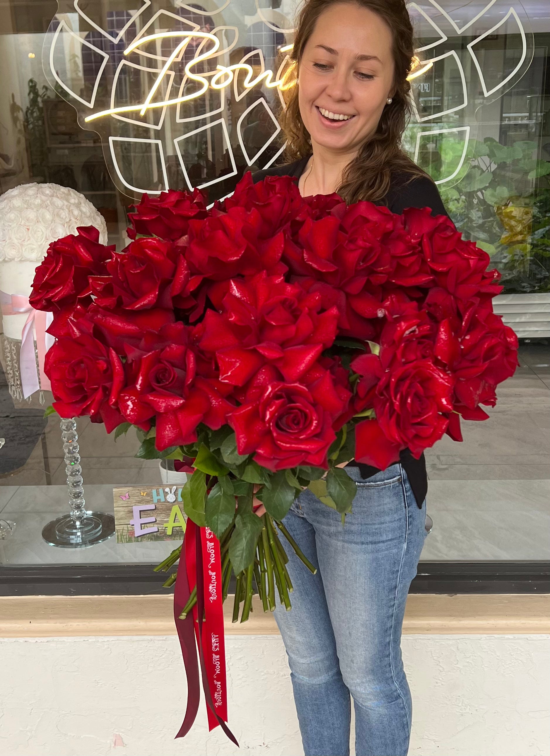 The Best Red Roses Bouquet in Town